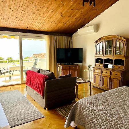 Penthouse Studio With Sea View Makarska Eksteriør billede