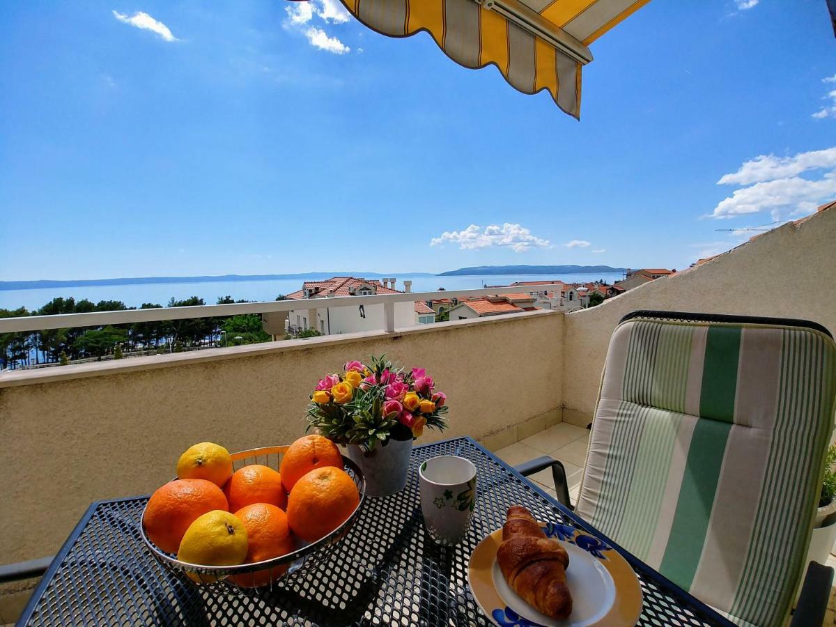 Penthouse Studio With Sea View Makarska Eksteriør billede